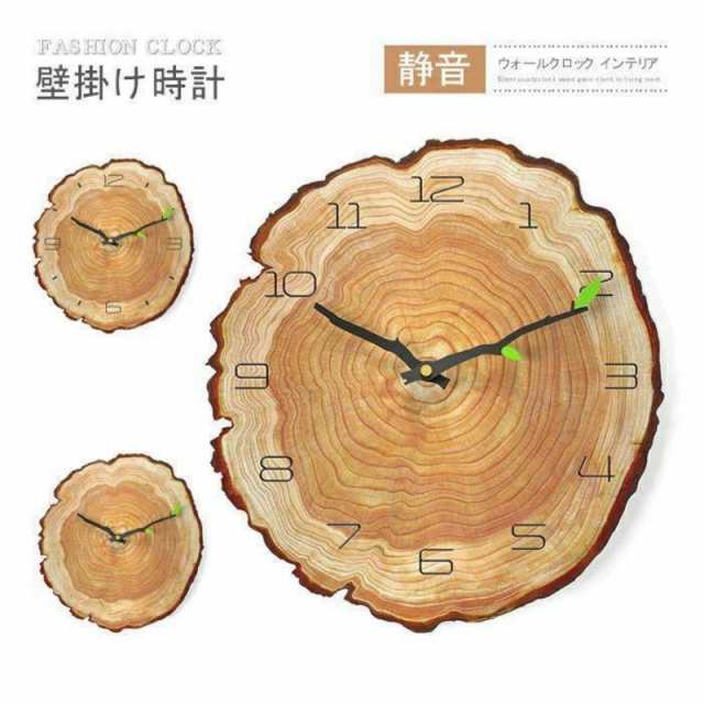 壁掛け時計 木目　インテリア時計 おしゃれ かわいい 北欧 シンプル ギフト 掛け時計 静か 静音 ウォールクロック 新築祝い 引越し祝い プレゼント 壁時計 寝室 韓国インテリア リビング 子供部屋 誕生日 母の日 実用的 可愛い 北欧 音がしないおしゃれ