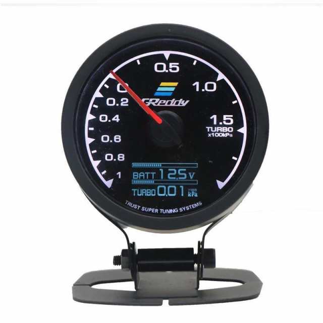 ブースト計 ゲージ 液晶デジタル ディスプレイ 60ミリメートル レーシングメーター 8,537円