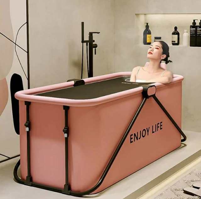 バスタブ 風呂 バケッツ お風呂 SPA 大人 子供 家庭用 浴槽 折りたたみプール 収納便利 コンパクト簡易風呂