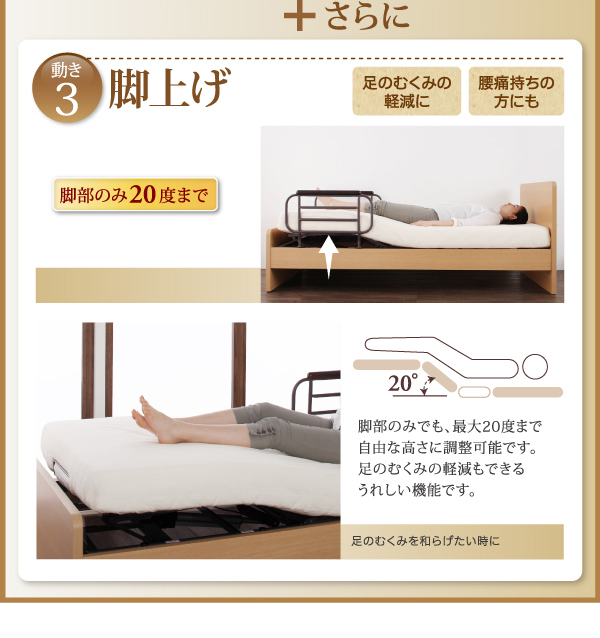 コイズミ 電動ベッド （ベッドフレーム 電動ベッド シングル 1人