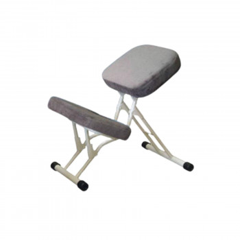 ルネセイコウ 可変式チェア セブンポーズチェア 日本製 完成品 SPC-14W グレー・ミルキーホワイト 椅子 スツール