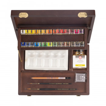 レンブラント固形水彩 プロフェッショナルボックス28色セット T0584-0013 441653 の通販は 32,792円