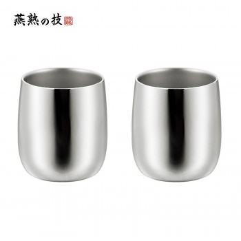 よこやま 燕熟の技 ステンレス二重ロックカップ250ml 2P EJA-900 の通販は