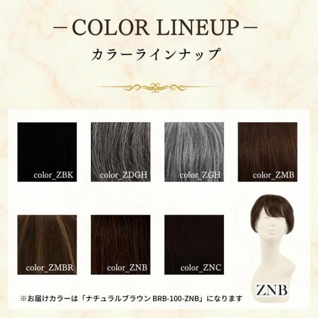 プリシラ BEAUTE 総手植え六分ウィッグ レイヤーミックスショート 人毛ミックス ナチュラルブラウン BRB-100-ZNB ファッション ウィッグの通販は