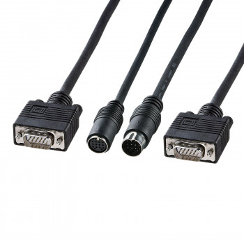 サンワサプライ ディスプレイ工事配線ケーブル アナログRGB 15m KC-K150 コネクタの通販は