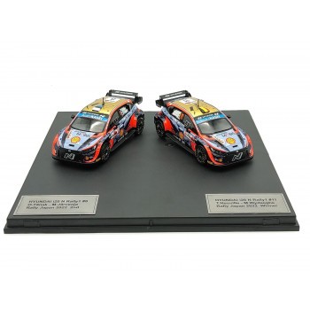 KBモデル(PCT) ヒョンデ i20 N Rally1 22ラリージャパン 1-2フィニッシュ ♯11＆♯8 2台セット 1/43スケール SET02HYJP の通販は