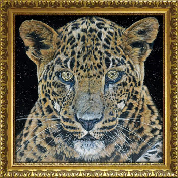 アートフレーム ルーシー ブラックストーン スリランカ レオパード LB-18001 インテリア アートの通販は