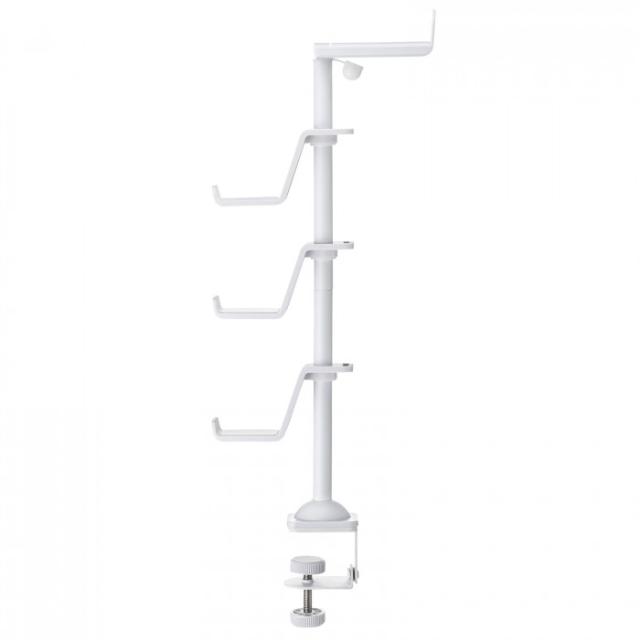 サンワサプライ クランプ付きゲームコントローラースタンド(ヘッドフォンホルダー付) ホワイト JY-STN2W の通販は