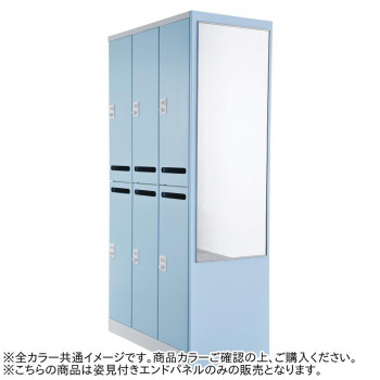 豊國工業 姿見エンドパネルシングル RLK-MPS-MB の通販は 34,103円