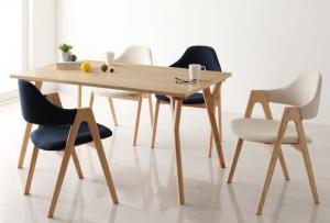 ダイニングセット（テーブル&チェア） モダンインテリアダイニング 4人 5点セット(テーブル+チェア4脚) ハイタイプ W140 組立設置付の通販は