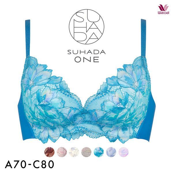 WACOAL SUHADA ONE レースブラジャーノンワイヤーD80 ワコール WACOAL SUHADA ONE レースブラジャーノンワイヤーD80 ワコール