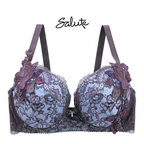 サルート Salute 10G ブラ　ショーツ　オークル ワコール Wacoal サルート Salute 10G BTJ410 P-UP 3/4カップ