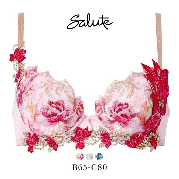 バストメイク ワコール サルート 26グループ 26G P-UP ブラジャー BC プッシュアップ 谷間 Wacoal Salute BTJ426 25AWシーズン 下着 レディース 15%OFF 送料無料