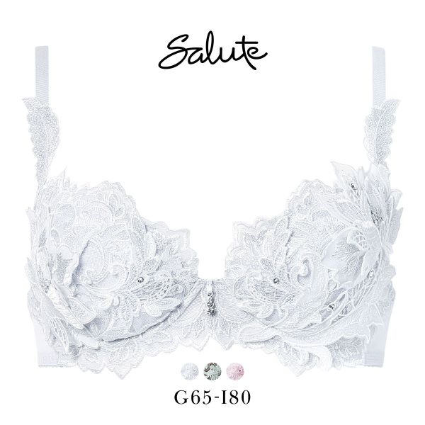 Wacoal Salute 32 Group ブラジャー ホワイト 15％OFF【送料無料】 ワコール サルート 32グループ 32G P-UP