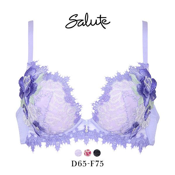 ワコール Wacoal サルート Salute 40周年 84G 23SS BTJ484 VIVA LINE ブラジャー DEF ビバライン 谷間 単品 下着 レディース 35%OFF 送料無料