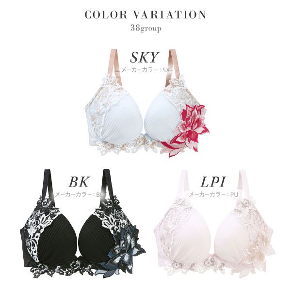 15％OFF【送料無料】 ワコール サルート 38グループ 38G フロント
