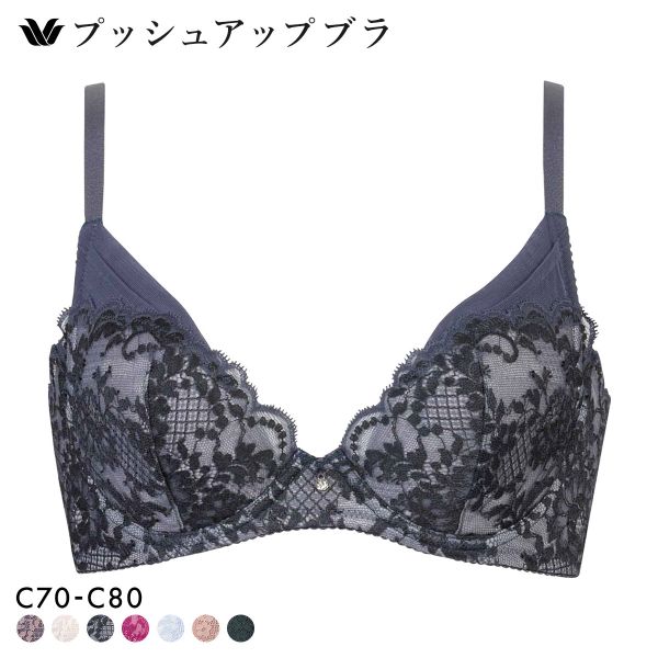 ワコール プッシュアップブラ プランジングタイプ プレミアム 13series BXD713 13G ブラジャー C Wacoal 下着 レディース 20%OFF 送料無料_13