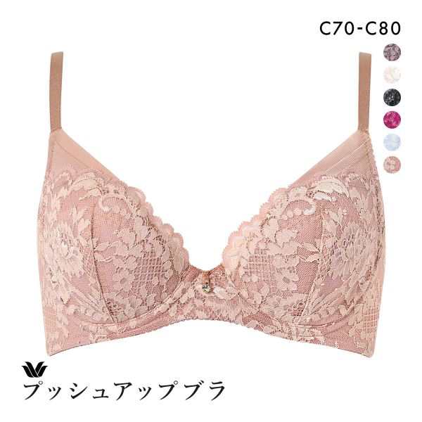 15％OFF【送料無料】 ワコール プッシュアップブラ プランジングタイプ プレミアム 13series BXD713 13G ブラジャー C Wacoal