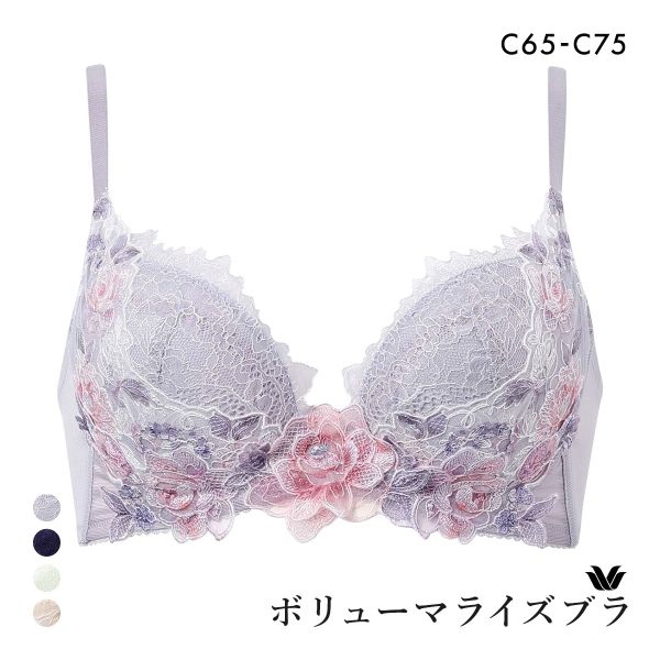 ワコール ボリューマライズブラ プレミアム 22series BXD722 22G ブラジャー C Wacoal 下着 レディース 15%OFF 送料無料