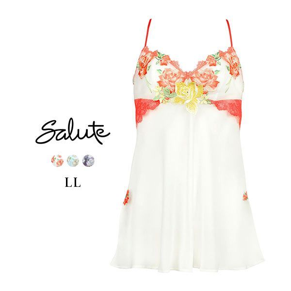 ワコール Wacoal サルート Salute 11G CTJ211 キャミソール LL ランジェリー フレアシルエット 24AW レディース 32%OFF 送料無料 メール便(7)