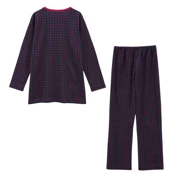 ワコール マタノアツコ ルームウェア 長袖パジャマ 上下セット 綿100