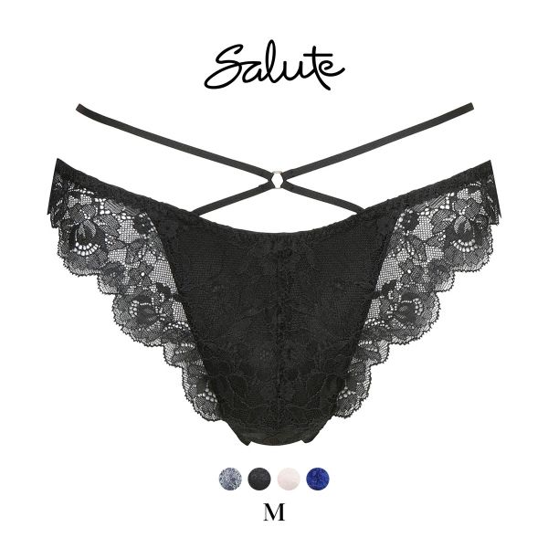 ワコール サルート ショーツ 37G M Tバック ソング ブラジリアン 黒 15％OFF【メール便(3)】 ワコール Wacoal サルート Salute 20G