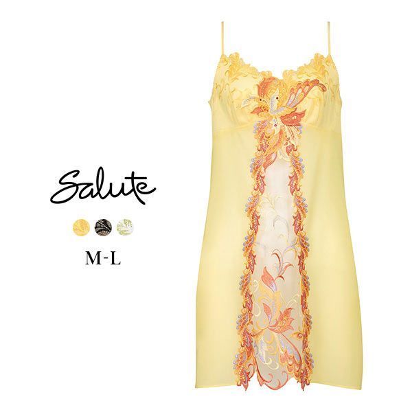 ワコール Wacoal サルート Salute 23AW先行 92G STJ292 スリップ ランジェリー ML 80丈 スタンダー レディース 35%OFF 送料無料 メール便(7)