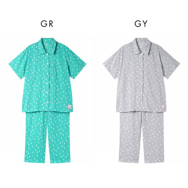 ワコール 睡眠科学パジャマ レディース 5分袖9分丈パンツ Lサイズ