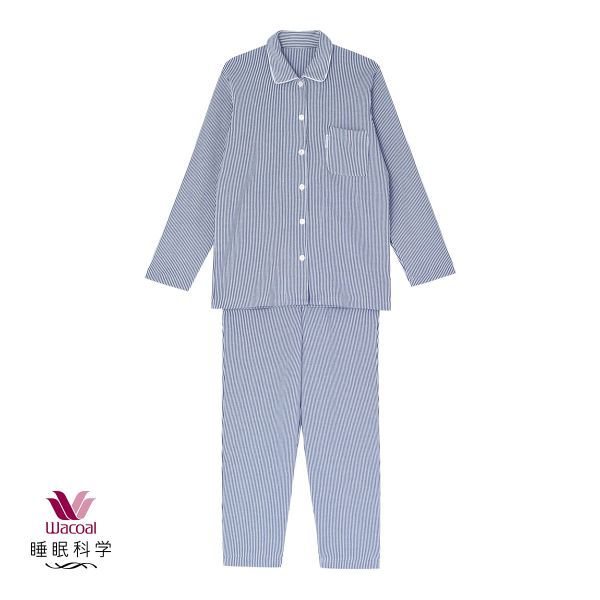 10％OFF【送料無料】 ワコール Wacoal スイミンカガク 睡眠科学 ふわごころ パジャマ 上下セット ラムコ 綿100 ルームウェア ワコール Wacoal スイミンカガク 睡眠科学 ふわごころ パジャマ 上下