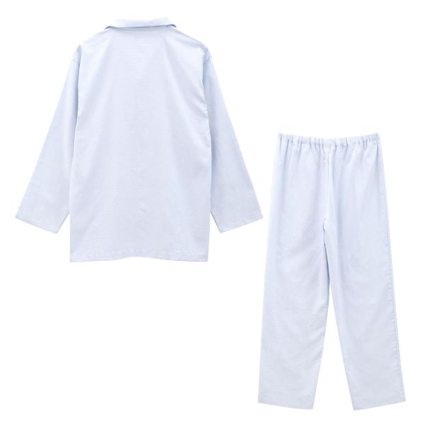 ワコール Wacoal 睡眠科学 メンズ 綿100％ シャツパジャマ 長袖 上下セット コットン 紳士用 ML 10%OFF 送料無料_10
