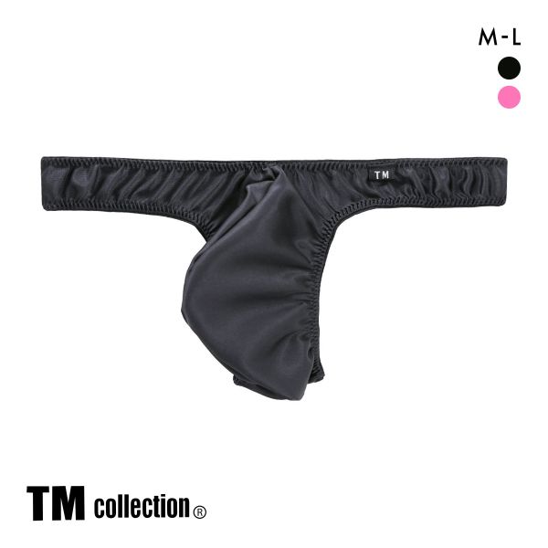 39％OFF【メール便(5)】 ティーエム コレクション Satin シンプル Tバック TM collection