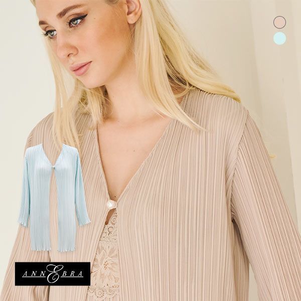 アンブラ ANNEBRA Pleat プリーツガウン ルームウェア セクシー ランジェリー インポート プレゼント 彼女 送料無料 メール便(30)