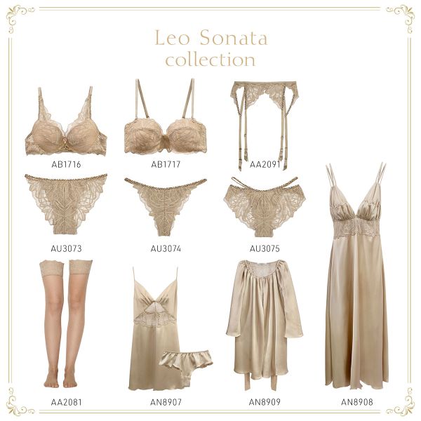 【電子メール便(20)】【貨物輸送無料】 アンブラジャー Leo Sonata スピード競技二人組 否色合い化粧着 レディース 艶っぽい 御部屋御召しもの ANNEBRA