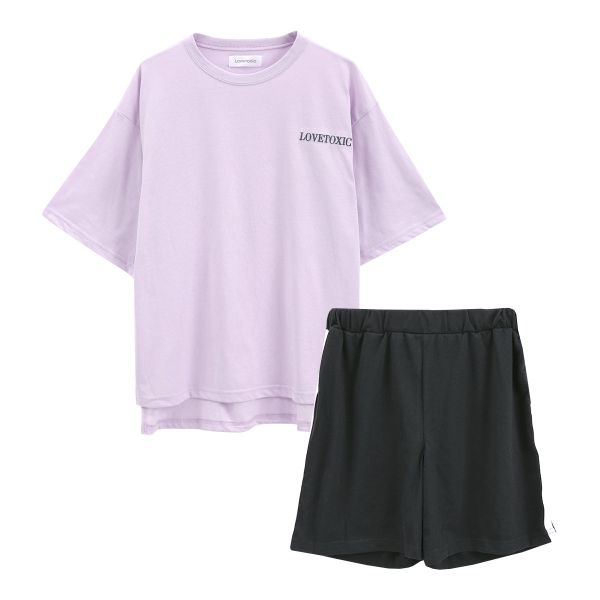 ラブトキシック ロゴ刺繍 ルームウェア パジャマ 上下セット