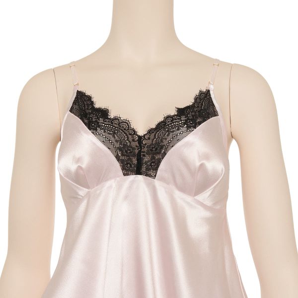 Ravijour★サテンフリルセットアップ★ルームウェア★パジャマ★部屋着パンツ ラヴィジュール RAVIJOUR ブラックレースサテン セットアップ