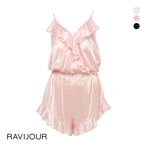 RAVIJOUR パジャマ ルームウェア シルキーフリル ロンパース レディース 楽天市場】ラヴィジュール RAVIJOUR シルキーフリル ロンパース