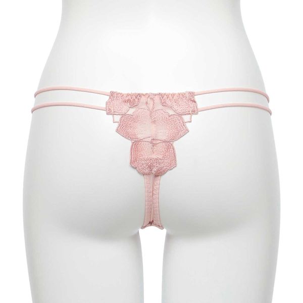 ★Ravijour★サテンレースリボンブラショーツ★アシンメトリーTバックパンツ Ravijour - ☆Ravijour☆サテンレース☆ブラショーツ☆アシメTバック