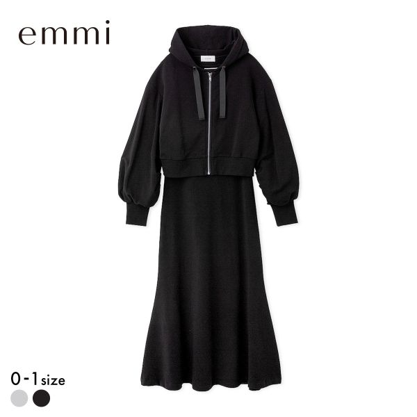 エミ 裏毛フーディー×ワンピースセット emmi 送料無料_10