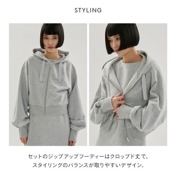 エミ 裏毛フーディー×ワンピースセット emmi 送料無料_5