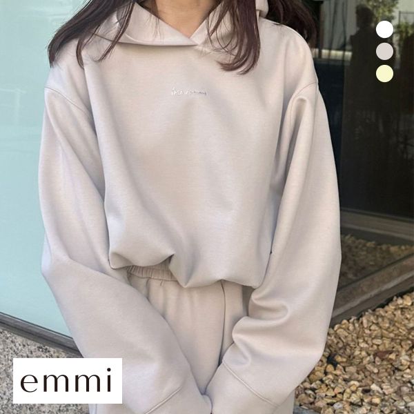 【送料無料】 エミ アトリエ IPSA／emmi ダンボールフーディートップス emmi atelierの通販は