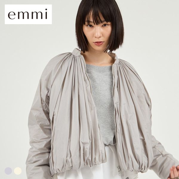 エミ Re.WAR（TM）シアーギャザー中わたブルゾン emmi 30%OFF 送料無料