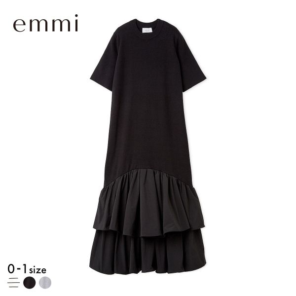 エミ ハーフスリーブニットドッキングワンピース emmi 送料無料_7