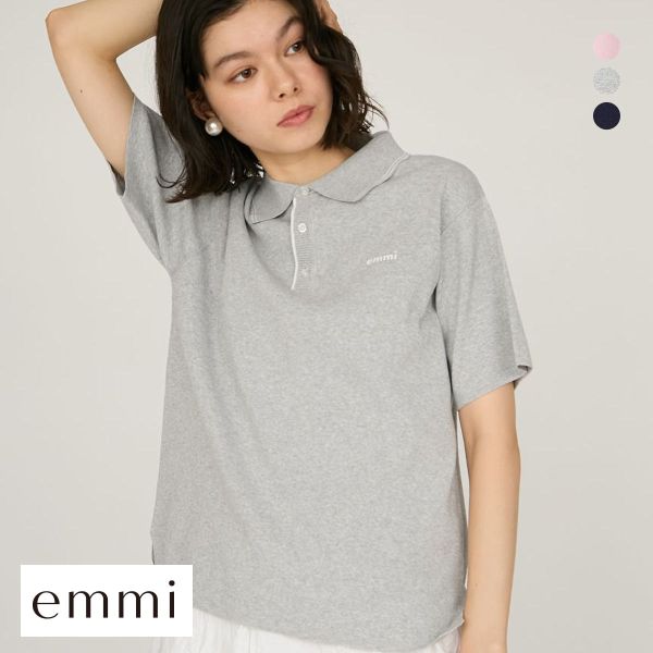 エミ emmiロゴニットポロトップス emmi 35%OFF 送料無料 メール便(15)_8