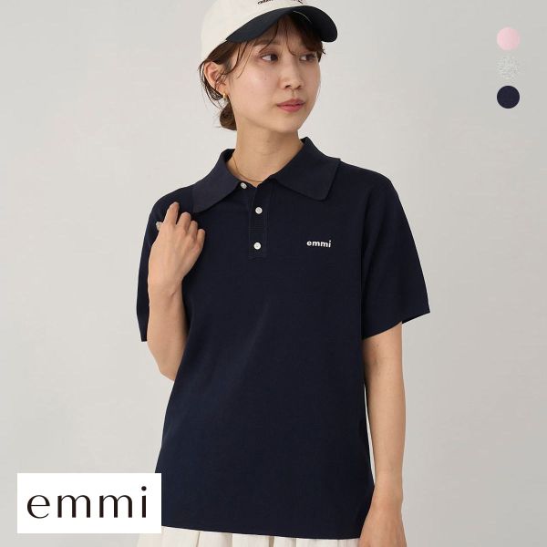 エミ emmiロゴニットポロトップス emmi 35%OFF 送料無料 メール便(15)_9