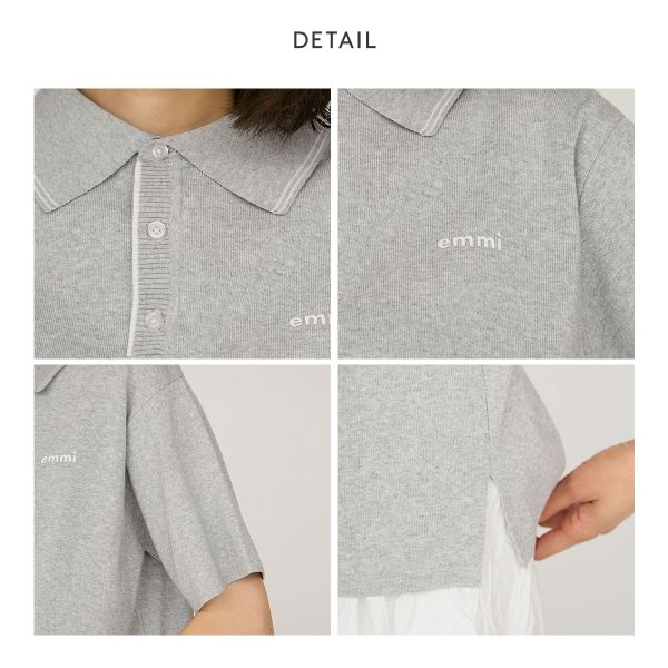 エミ emmiロゴニットポロトップス emmi 35%OFF 送料無料 メール便(15)_4
