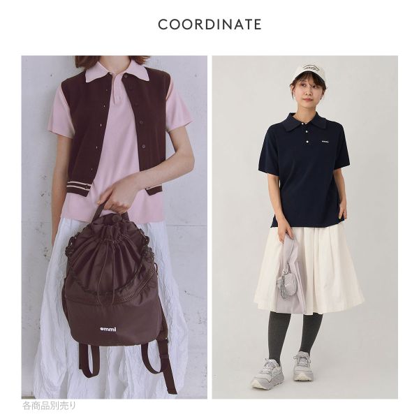 エミ emmiロゴニットポロトップス emmi 35%OFF 送料無料 メール便(15)_5