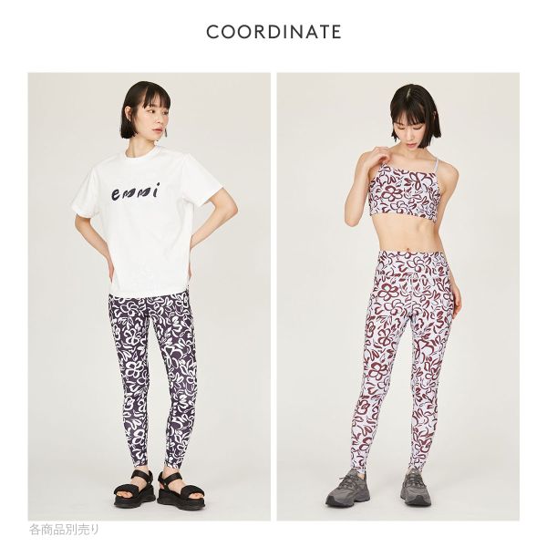 【送料無料】 エミ WELLNESS&TRAINING プルメリアアートブラトップ emmi