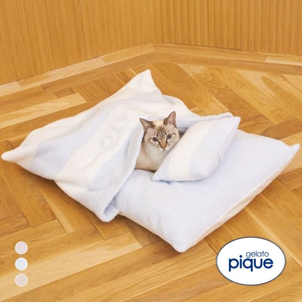 【貨物輸送無料】 ジェラートピケ CAT&amp;DOG ベビモコおふとん仕かけるL ジェラピケ gelato pique