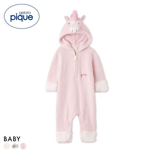 ジェラートピケ キッズアンドベイビー ベビー ベビモコポニーロンパース ジェラピケ ルームウェア gelato pique Kids＆Baby 送料無料_10