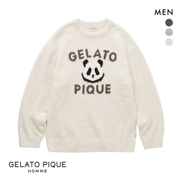 gelato pique ルームウェア プルオーバー パンダ ジェラピケ Amazon | ジェラートピケ レディース パンダジャガードプル